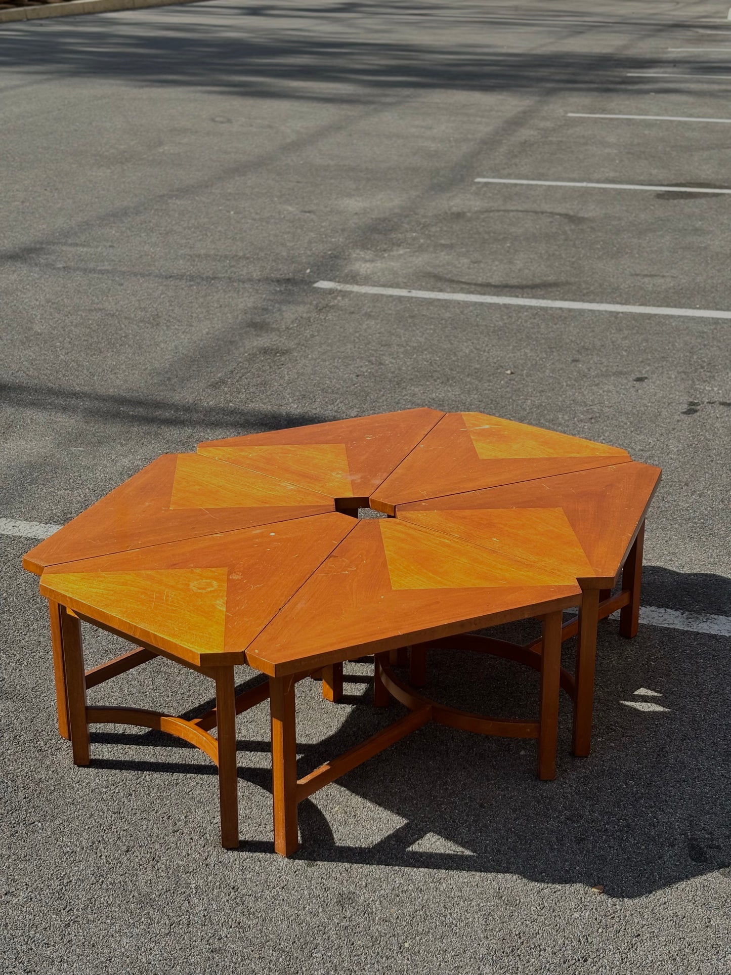 Mid Century Modern T151 ‘Kaleidoscope’ 8pc Coffee Table by Kittinger Furniture