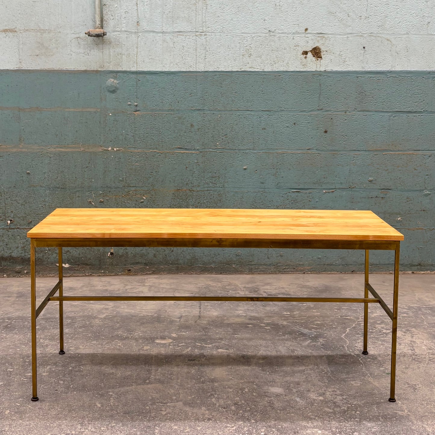 Brass Console Table by Paul McCobb for Directional