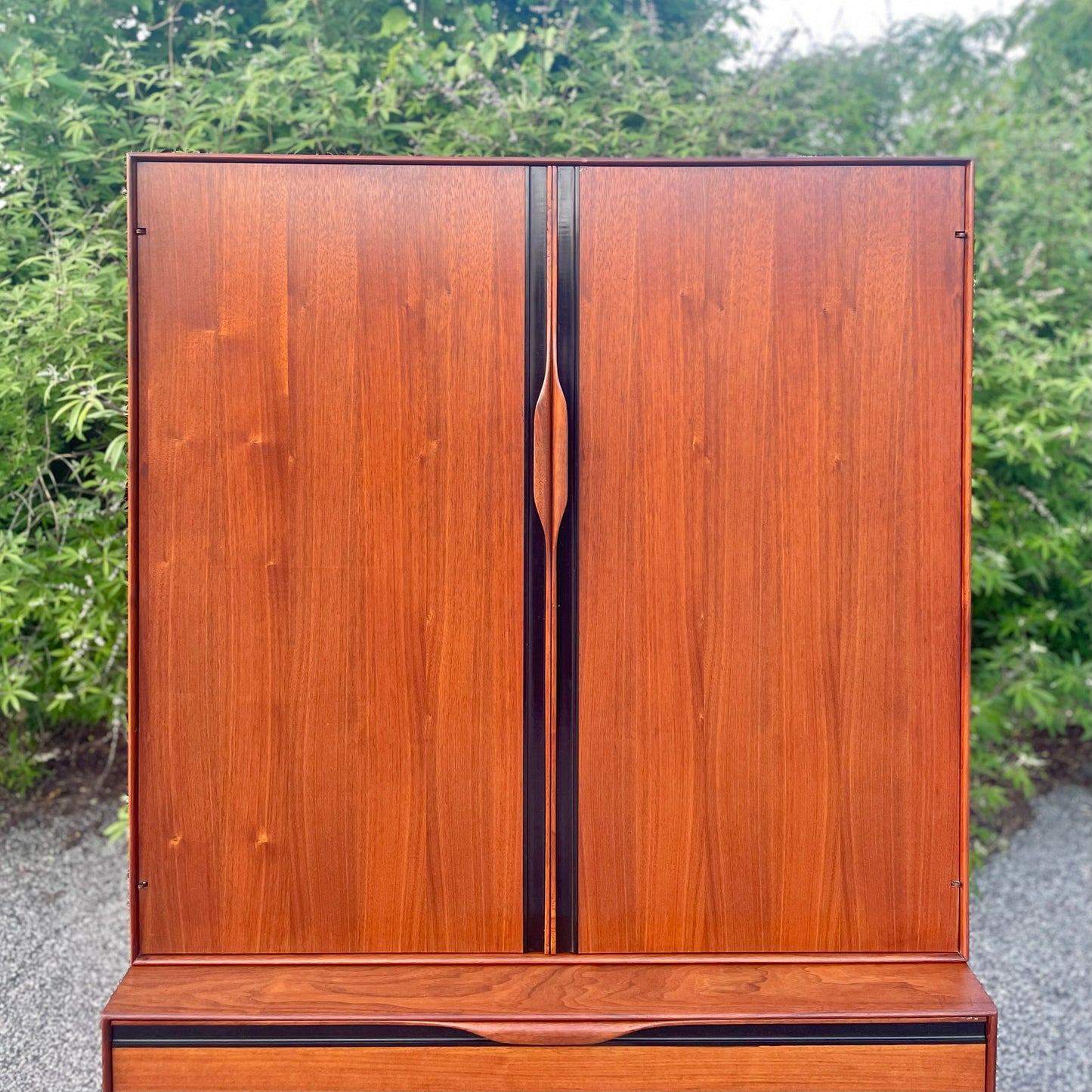 Vintage Mid-Century Modern Walnut Armoire by John Kapel for Glenn of California