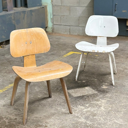 Vintage DCW Chairs by Charles & Ray Eames