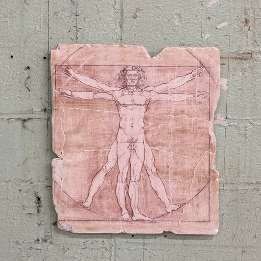 ‘Vitruvian Man’ Fresco by Gene Garcia