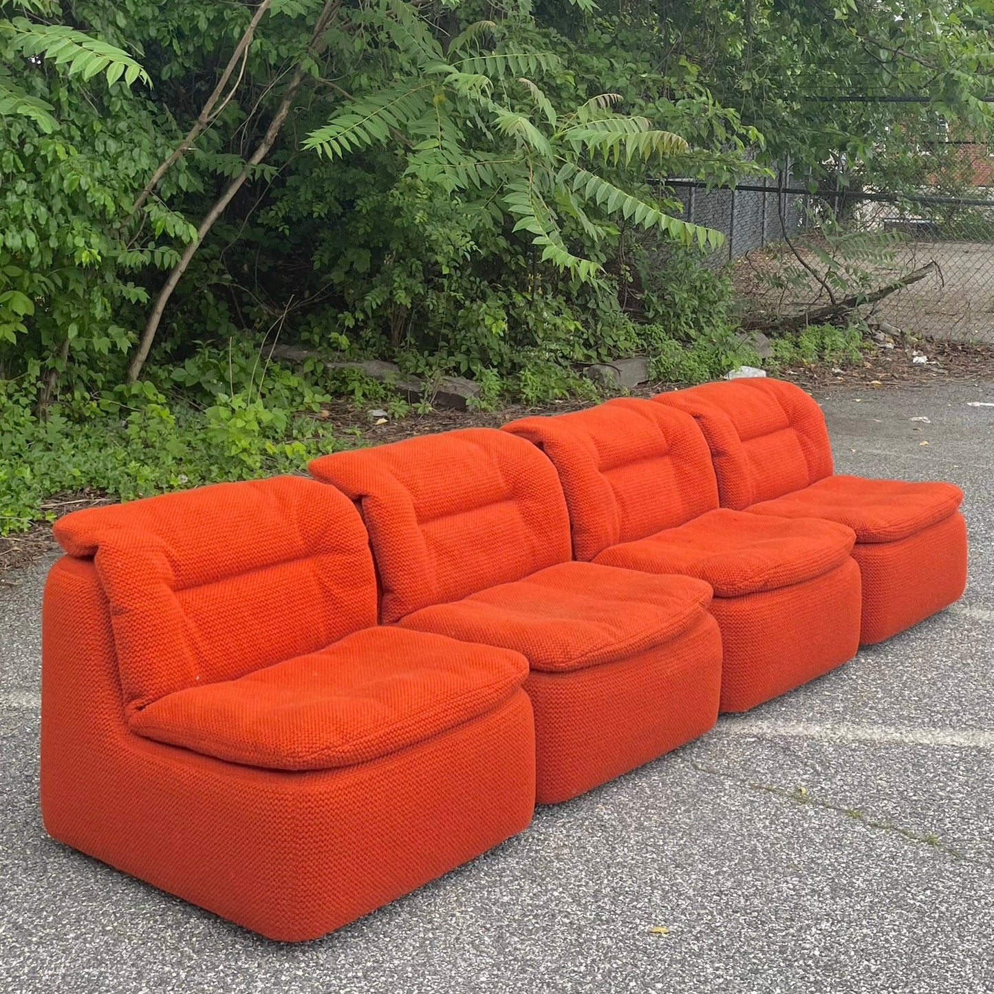 Vintage 4pc Modular Sofa by Friedrich Hill for Walter Knoll