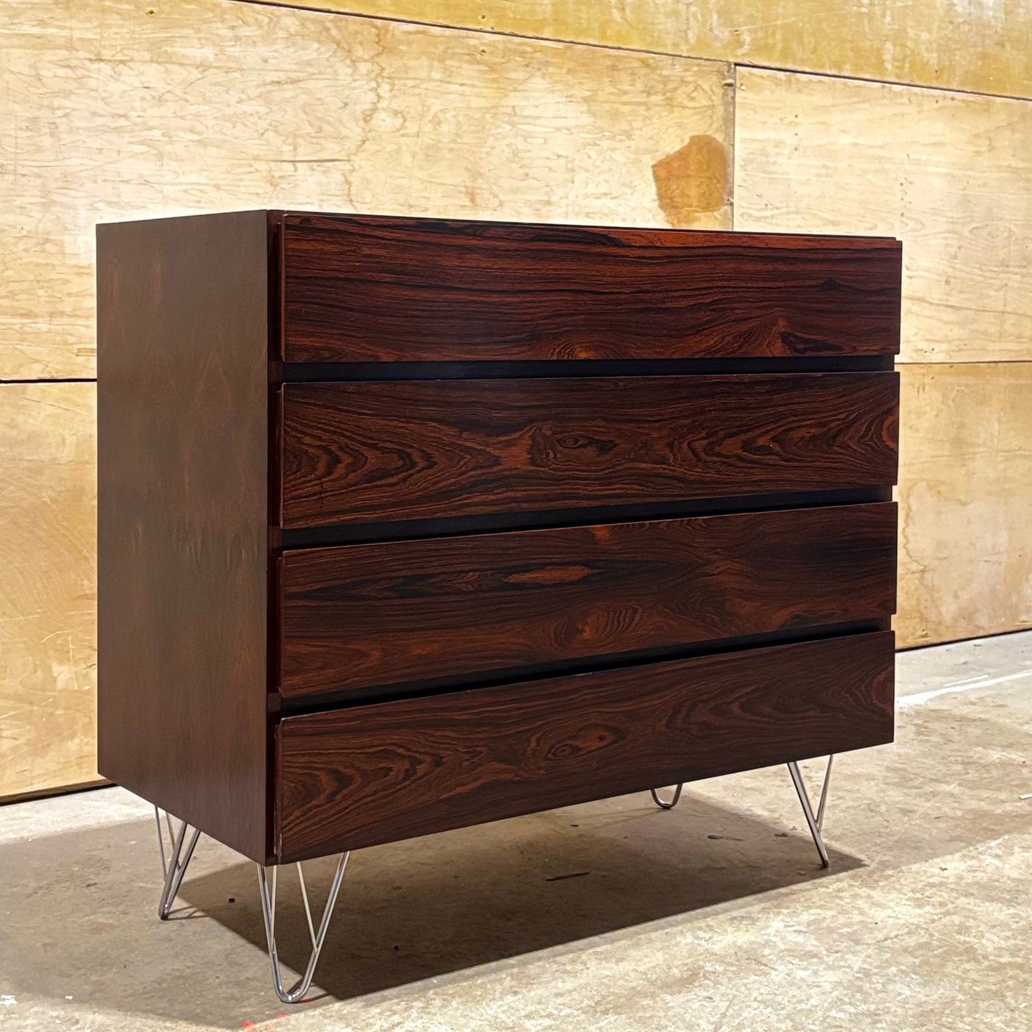 Vintage Danish MCM Rosewood Chest of Drawers by Arne Wahl Iversen for Vinde Møbelfabrik