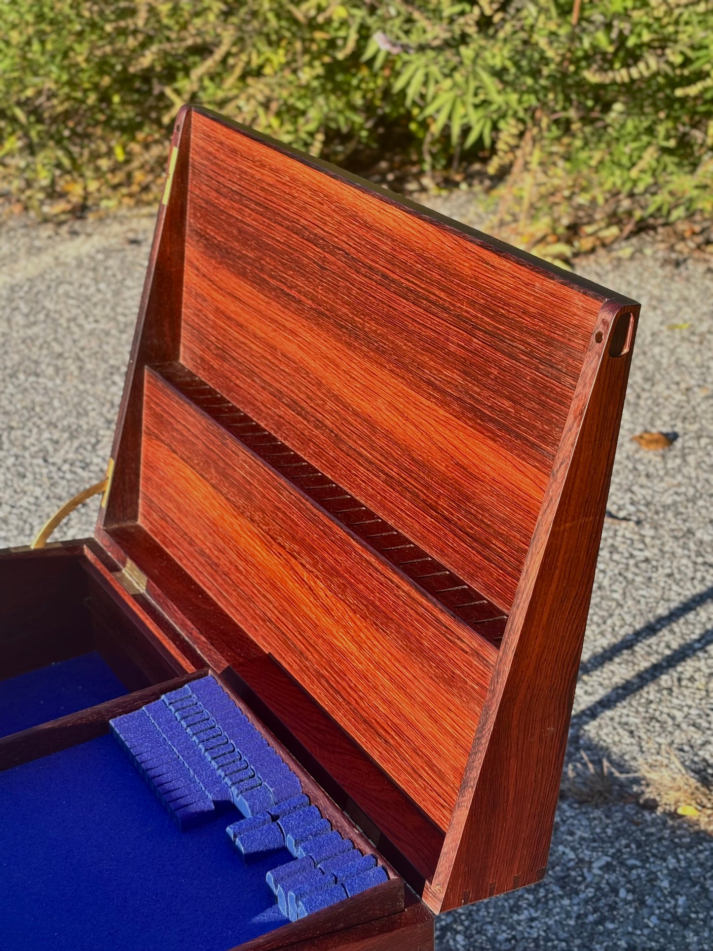 Danish Modern Rosewood Faltware Cabinet