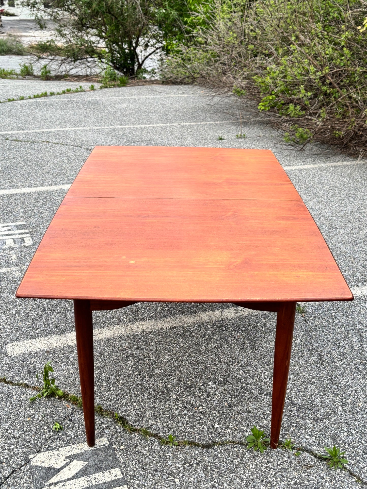 Vintage Teak Extendable Dining Table