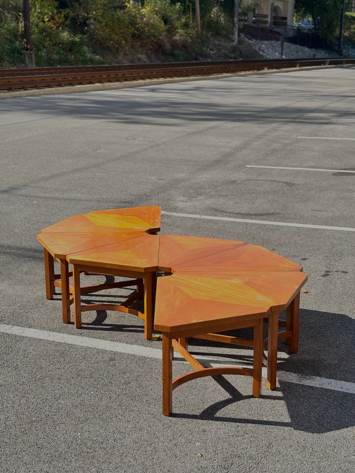 Mid Century Modern T151 ‘Kaleidoscope’ 8pc Coffee Table by Kittinger Furniture