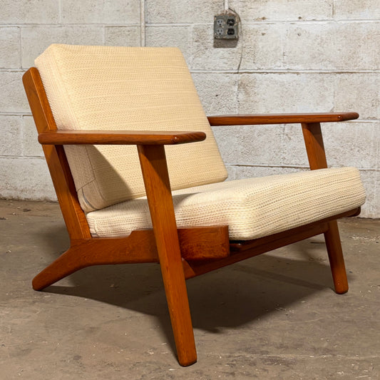 Vintage Teak GE-290 Lounge Chair by Hans Wegner for Getama