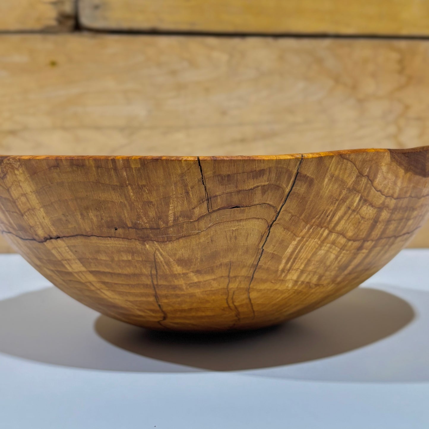 Lathe-Turned Live Edge Wood Bowls by Spencer Peterman