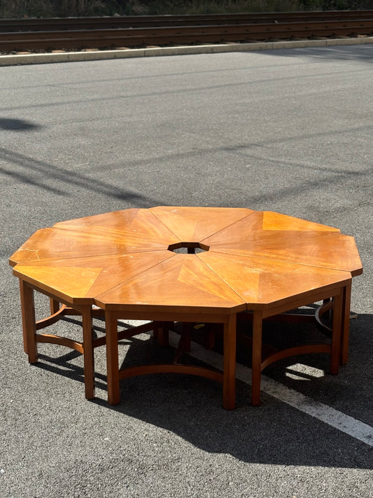 Mid Century Modern T151 ‘Kaleidoscope’ 8pc Coffee Table by Kittinger Furniture