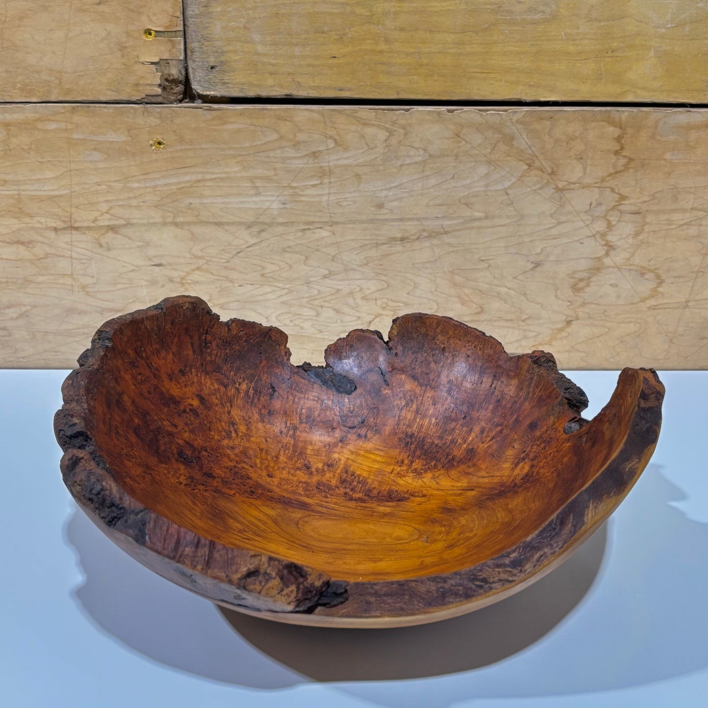 Lathe-Turned Live Edge Wood Bowls by Spencer Peterman