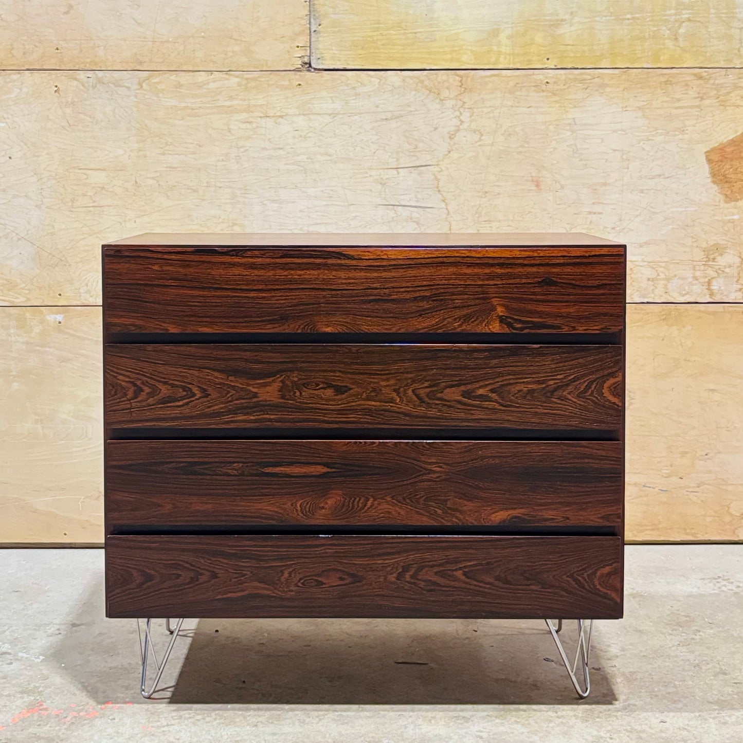 Vintage Danish MCM Rosewood Chest of Drawers by Arne Wahl Iversen for Vinde Møbelfabrik