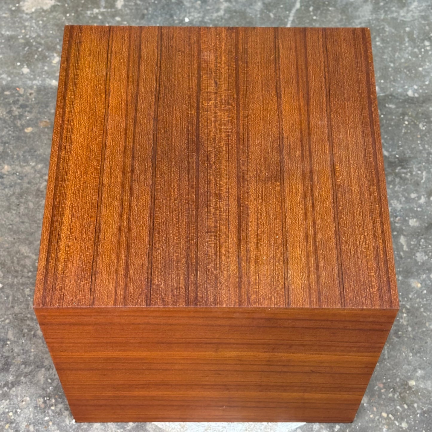 Mid-Century/Danish Modern Style Teak Cube Table