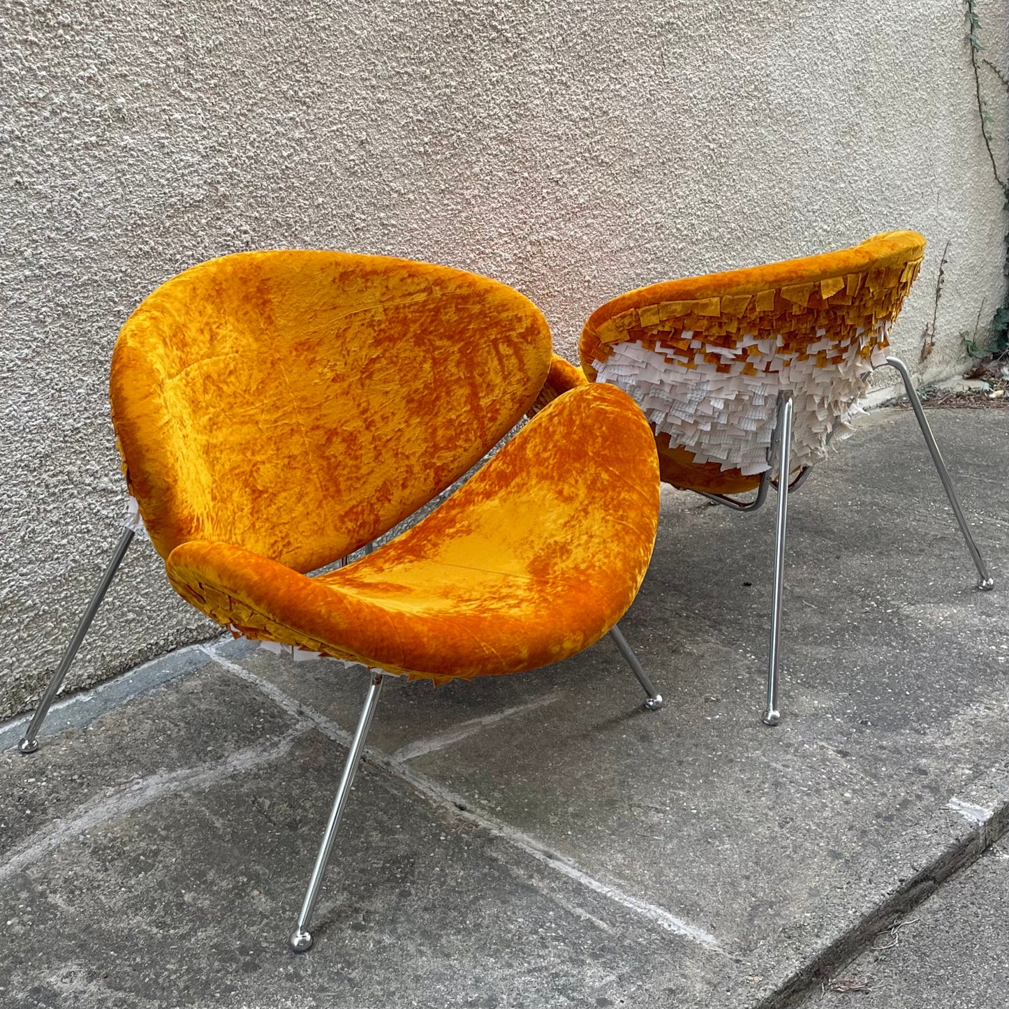 “Zested” F437 ‘Orange Slice’ Chair