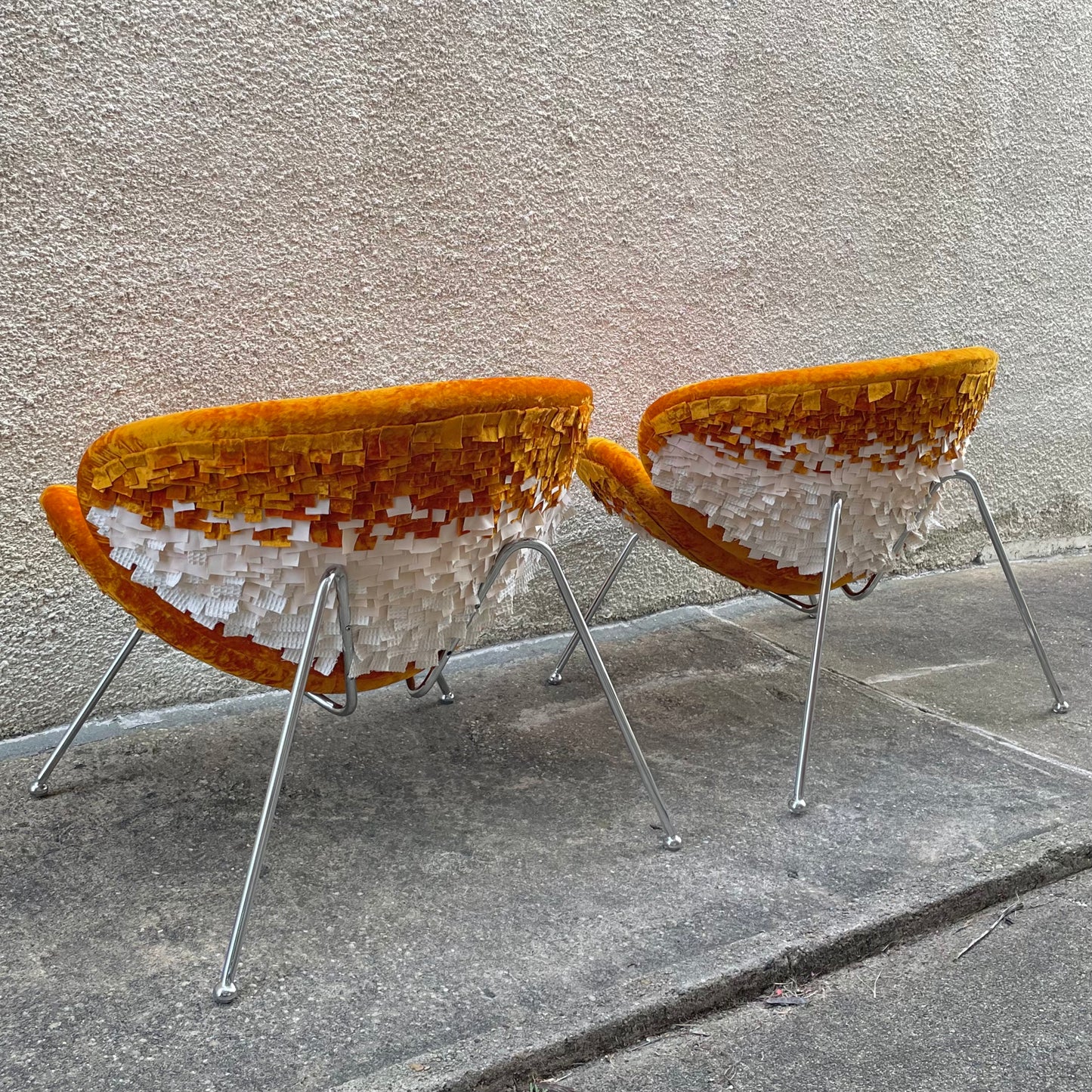 “Zested” F437 ‘Orange Slice’ Chair