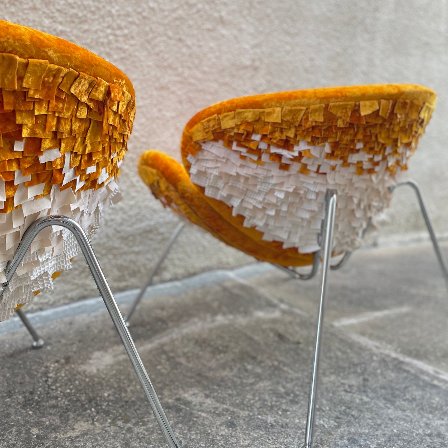 “Zested” F437 ‘Orange Slice’ Chair