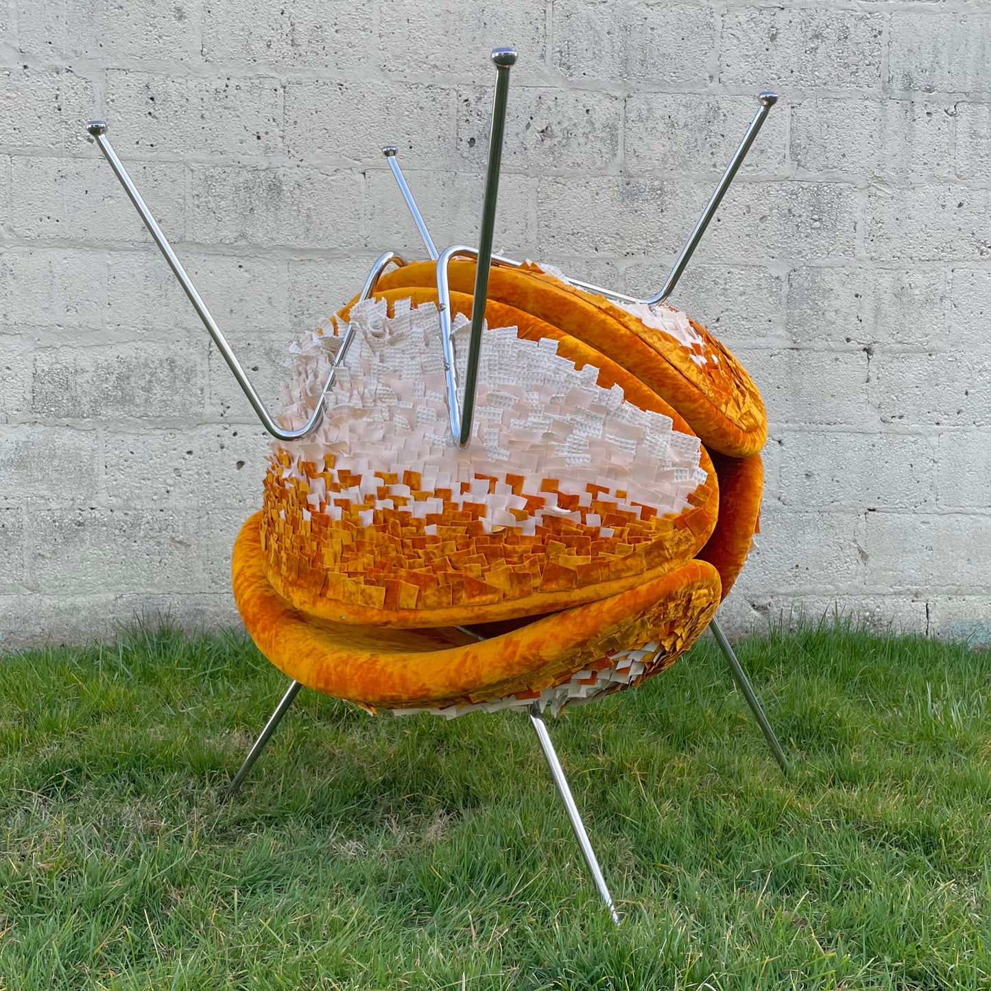 “Zested” F437 ‘Orange Slice’ Chair