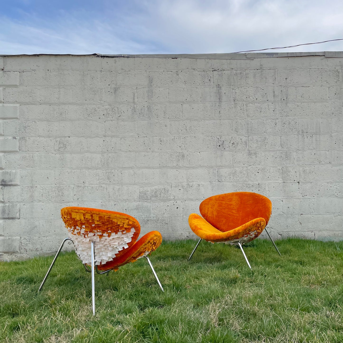 “Zested” F437 ‘Orange Slice’ Chair